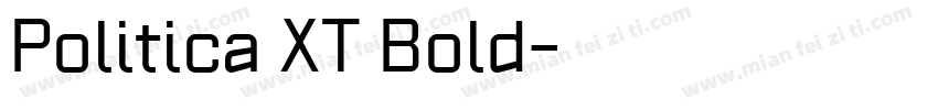 Politica XT Bold字体转换